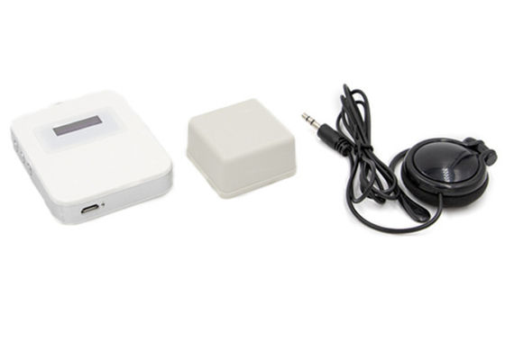 Panduan Audio Warna Putih Sistem Panduan Wisata Audio Nirkabel Dengan Baterai Lithium